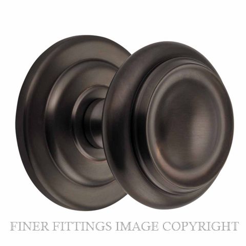 IVER 9401 SARLAT FIXED DOOR KNOB SIGNATURE BRASS