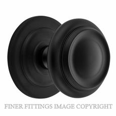 IVER 9403 SARLAT FIXED DOOR KNOB MATT BLACK