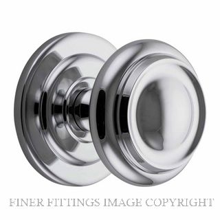 IVER 9404 SARLAT FIXED DOOR KNOB CHROME PLATE