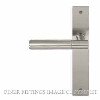 WINDSOR 8423RD BN NIDO VERGE PLAIN RH DUMMY LEVER ON PLATE BRUSHED NICKEL