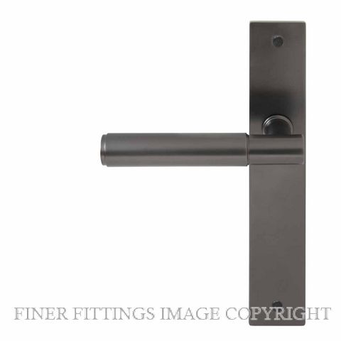 WINDSOR 8423 - 8477 GN VERGE PLAIN LEVER ON PLATE GRAPHITE NICKEL