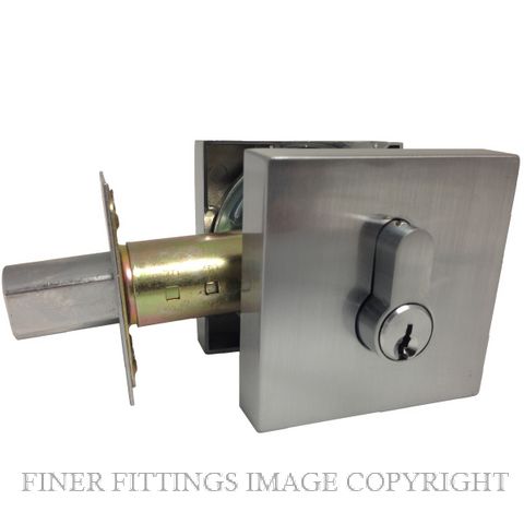 MNDEAD1 S RANGE SQUARE DEADBOLT SATIN CHROME