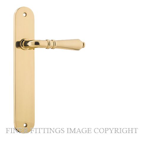 IVER 10224 SARLAT OVAL PLATE POLISHED BRASS
