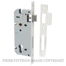 IVER 6090 - 6091 EURO CYLINDER LOCK POLISHED NICKEL