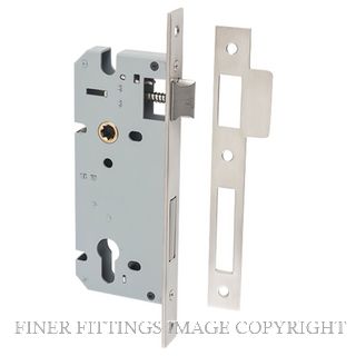 IVER 6098 85MM EURO LOCK BS45MM SATIN NICKEL