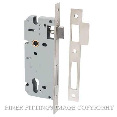 IVER 6098 - 6099 EURO CYLINDER LOCK SATIN NICKEL