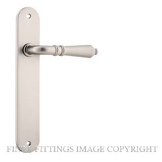 IVER 14724 SN SARLAT OVAL LATCH SATIN NICKEL