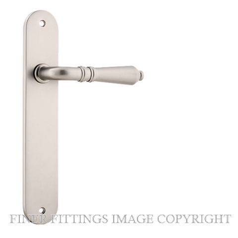 IVER 14724 SARLAT OVAL PLATE SATIN NICKEL