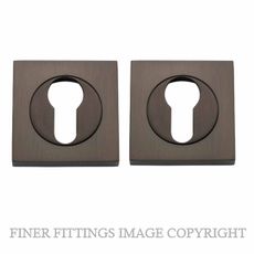 IVER 20021 SQUARE EURO ESCUTCHEON 52MM SIGNATURE BRASS