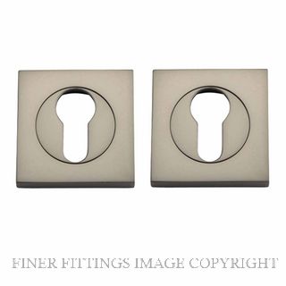 IVER 20029 SQUARE EURO ESCUTCHEON 52MM SATIN NICKEL