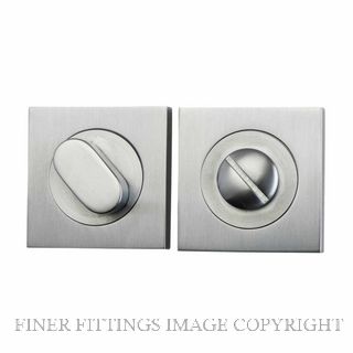 IVER 20035 SQUARE PRIVACY SET 52MM BRUSHED CHROME