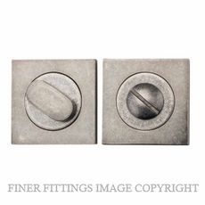 IVER 20037 SQUARE PRIVACY SET 52MM DISTRESSED NICKEL