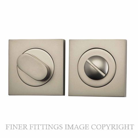 IVER 20039 SQUARE PRIVACY SET 52MM SATIN NICKEL