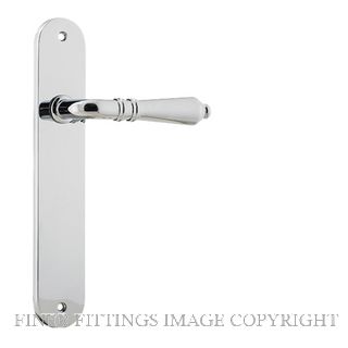 IVER 11724 CP SARLAT OVAL LATCH CHROME PLATE