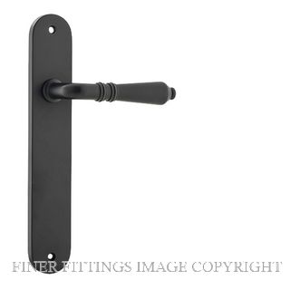 IVER 12724 MB SARLAT OVAL LATCH MATT BLACK