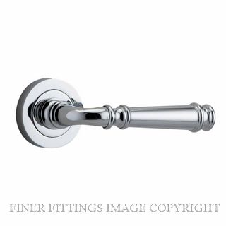 IVER 0314 VERONA LEVER ON ROSE HANDLES CHROME PLATE