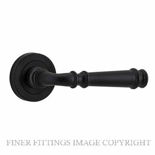 IVER 0313 VERONA LEVER ON ROSE HANDLES MATT BLACK