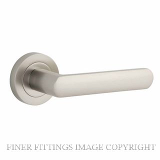 IVER IV20779 OSAKA LEVER ON ROSE HANDLES SATIN NICKEL