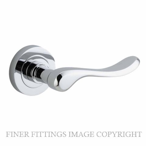 IVER 20794 STIRLING LEVER ON ROSE HANDLES CHROME PLATE