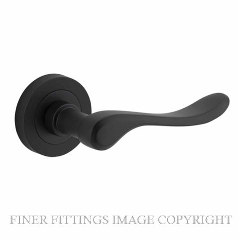 IVER 20793 STIRLING LEVER ON ROSE HANDLES MATT BLACK