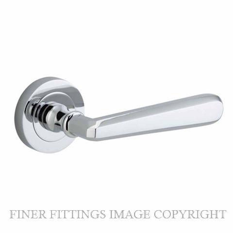 IVER 20804 COPENHAGEN LEVER ON ROSE HANDLES CHROME PLATE