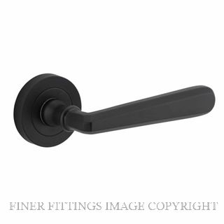 IVER 20803 COPENHAGEN LEVER ON ROSE MATT BLACK