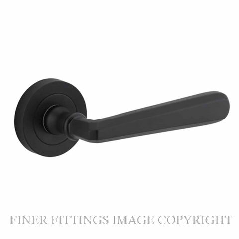 IVER 20803 COPENHAGEN LEVER ON ROSE HANDLES MATT BLACK