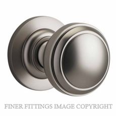 IVER 0219 PADDINGTON KNOB ON ROSE SATIN NICKEL