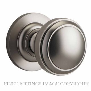 IVER 0219 PADDINGTON KNOB ON ROSE SATIN NICKEL