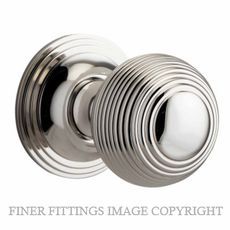 IVER 0228 GUILDFORD KNOB ON ROSE POLISHED NICKEL