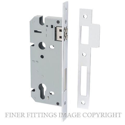 IVER 6054 - 6055 ROLLER BOLT LOCK CHROME PLATE