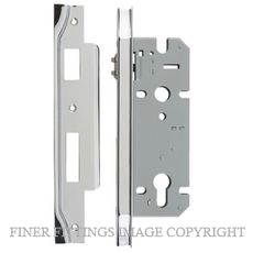 IVER 6056 - 6057 REBATED ROLLER BOLT LOCK CHROME PLATE