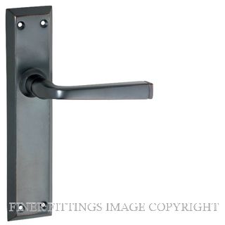 TRADCO 0681 AC MENTON LEVER LATCH ANTIQUE COPPER