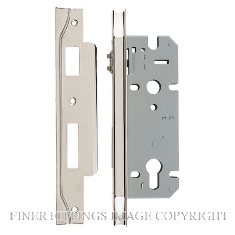 IVER 6096 - 6097 ROLLER BOLT LOCK POLISHED NICKEL