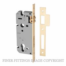 IVER 6110 - 6111 ROLLER BOLT LOCK BRUSHED BRASS