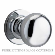 IVER 0204 CAMBRIDGE KNOB ON ROSE CHROME PLATE