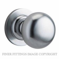 IVER 0205 CAMBRIDGE KNOB ON ROSE BRUSHED CHROME