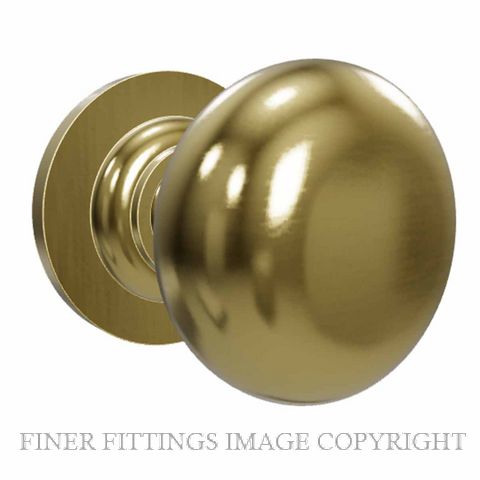 Door Knob Cambridge Chamfered Privacy Brushed Brass