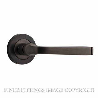 IVER 0321 ANNECY LEVER ON ROSE HANDLES SIGNATURE BRASS