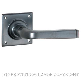 TRADCO 0683 AC MENTON LEVER ON SQUARE ROSE ANTIQUE COPPER