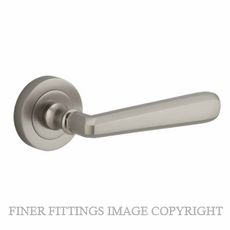 IVER 20809 COPENHAGEN LEVER ON ROSE HANDLES SATIN NICKEL