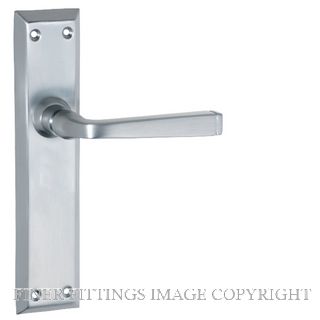 TRADCO 0687 SC MENTON LEVER LATCH SATIN CHROME