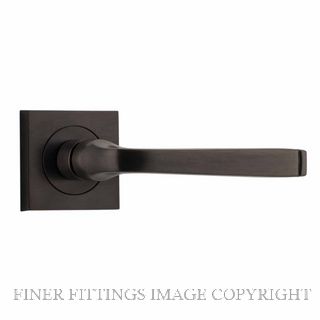 IVER 0391 ANNECY LEVER ON SQUARE ROSE HANDLES SIGNATURE BRASS