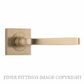 IVER 0462 ANNECY SQUARE ROSE FURNITURE BRUSHED BRASS