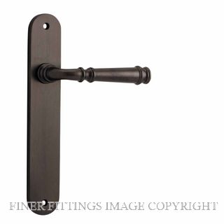 IVER 10730 VERONA OVAL PLATE LATCH SIGNATURE BRASS