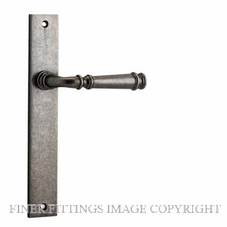 IVER 13706 VERONA RECTANGULAR LATCH DISTRESSED NICKEL