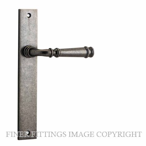 IVER 13706 VERONA RECTANGULAR HANDLES DISTRESSED NICKEL