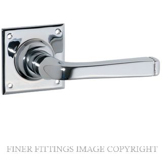 TRADCO 0686 CP MENTON LEVER ON SQUARE ROSE CHROME PLATE