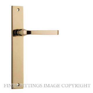 IVER 10208 ANNECY RECTANGULAR PLATE LATCH POLISHED BRASS
