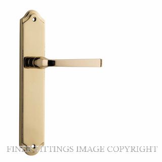 IVER 10220 ANNECY SHOULDERED PLATE LATCH POLISHED BRASS